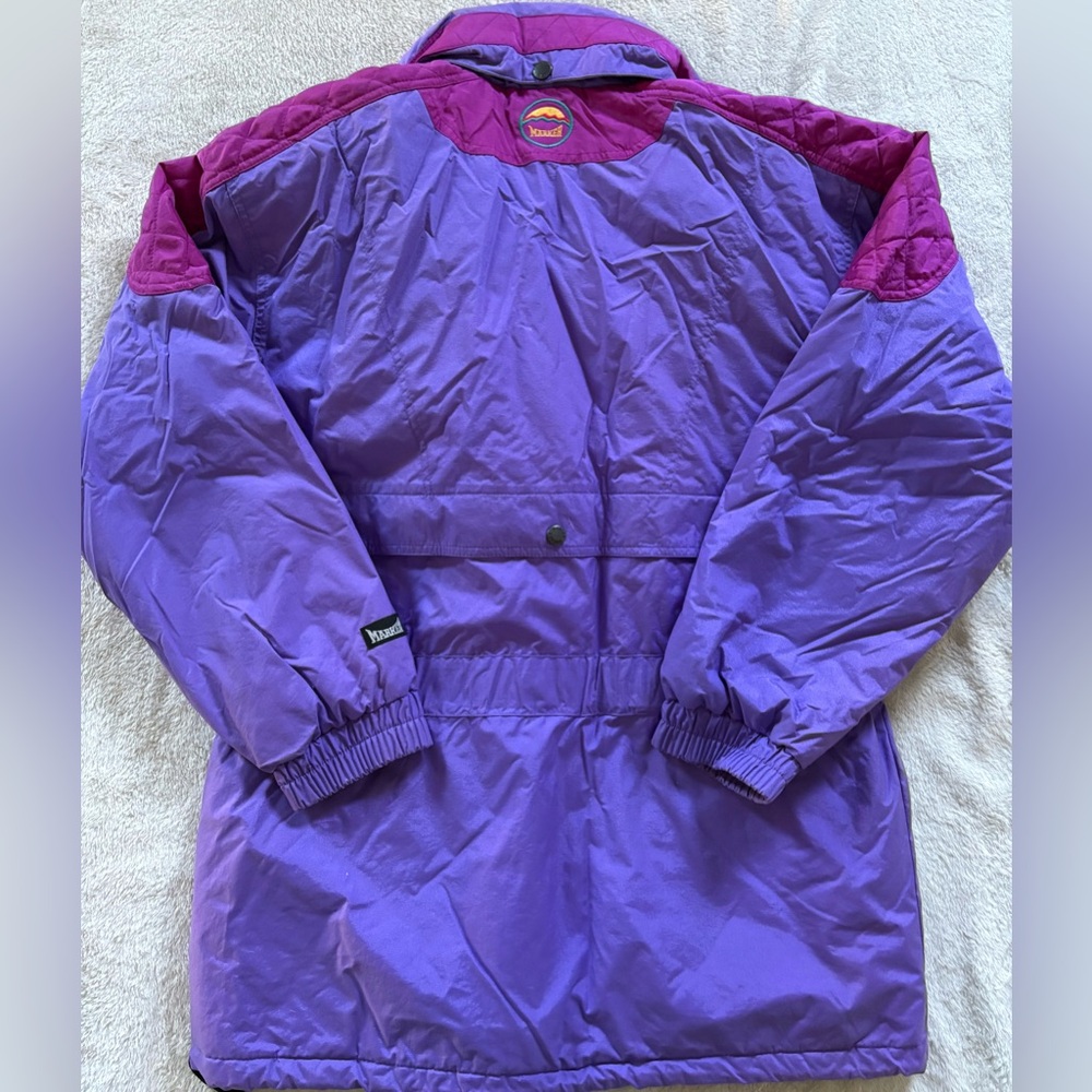 Vintage Marker Women's Ski Jacket in Purple and Red (M) - Picture 7 of 10